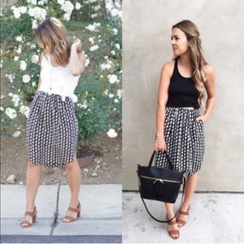 Madewell Silk Island Bloomstamp Skirt